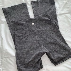 Lululemon Groove Pant Flare Nulu Heathered Black 6